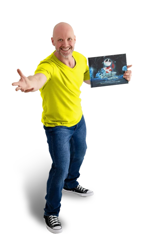 Scott Hewitt in Skullboy presentation section